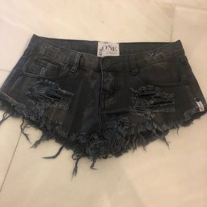 One Teaspoon Jean Shorts